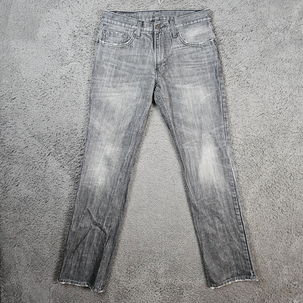 Mens Levis 531 Modern‎ Slim Fit Gray Denim Jeans Pants 32x34